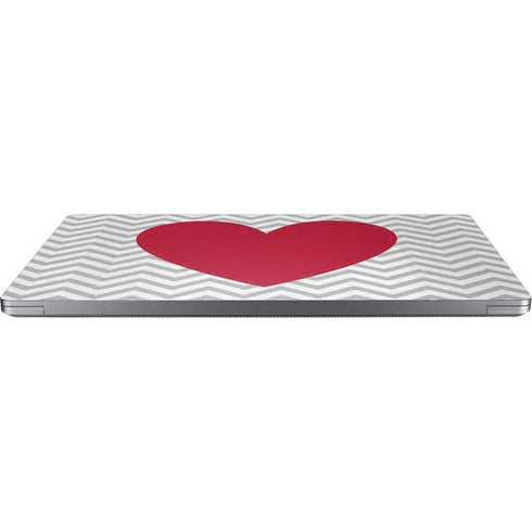 Chevron Heart Universal Laptop 11in (8.8 x 6.2in) Skin